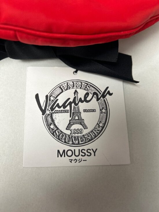 Vaguara MOUSSY Silver Tone Studs Beret Style Hat Red Size Small NWT main image 7